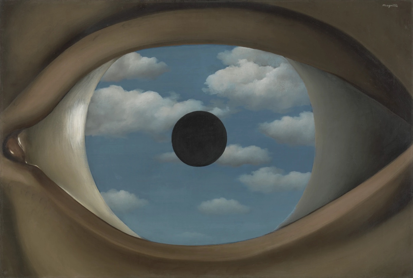 René Magritte, The False Mirror